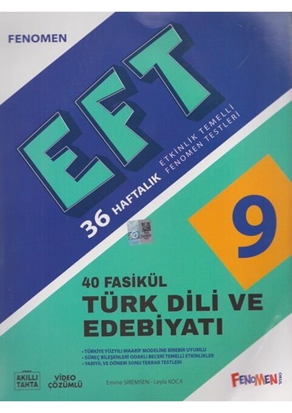 Fenomen 2026 9. Sınıf Türk Dili ve Edebiyatı Etkinlik Temelli Fenomen Testleri 40 Fasikül