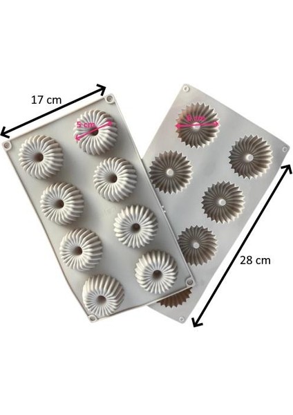 Silikon Kek Kalıbı Tırtıklı fiyatları