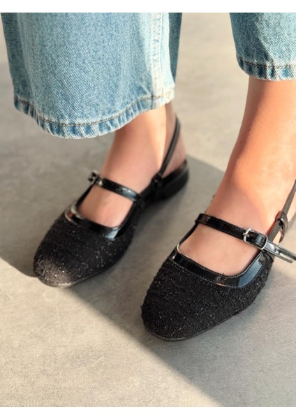 Minor Tüvit Siyah Bant Detaylı Mary Jane modelleri