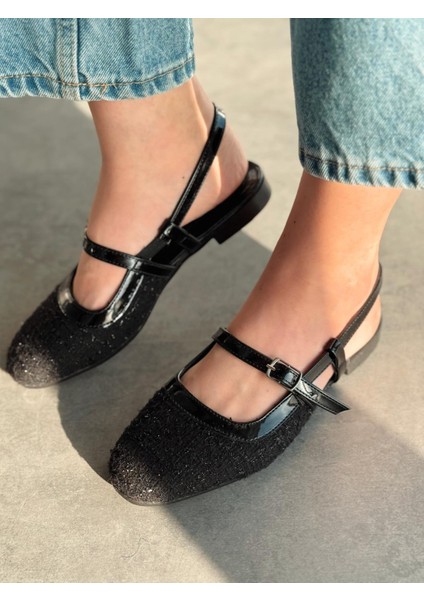 Minor Tüvit Siyah Bant Detaylı Mary Jane fırsatları