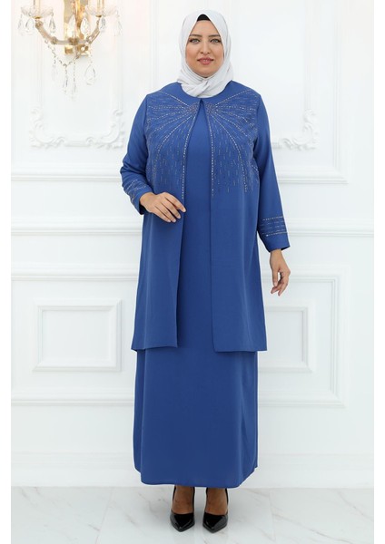 Şükran Abiye Elbise Indigo fiyatları