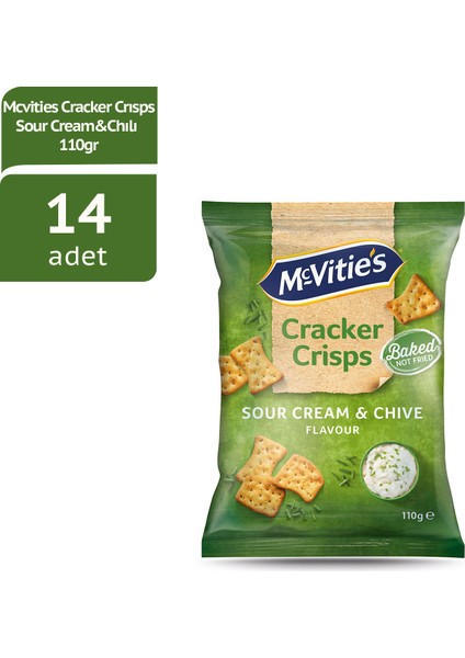 Mcv Cracker Crısp Sour Cream&chılı Cips 110GX14 Adet