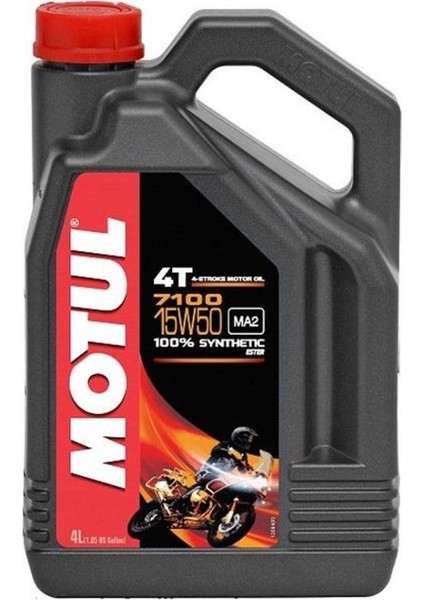 MOTOR YAĞI 7100 15W50 4T 4LT
