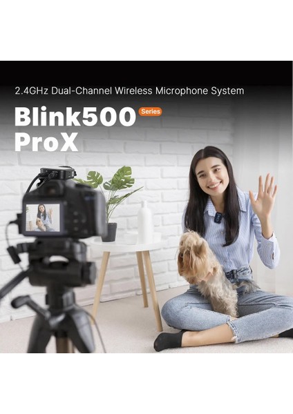 BLINK500 Prox B2R 2 Kişilik Kablosuz Mikrofon Seti – Dahili Kayıtlı, Yaka Mikrofonu fiyatları