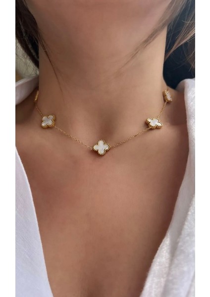 Çelik 5 Yonca Cleef Kolye fiyatları