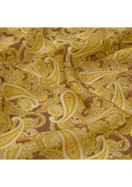 Ipekevi Şal Desenli Tensel Şal 02883 Gold modelleri