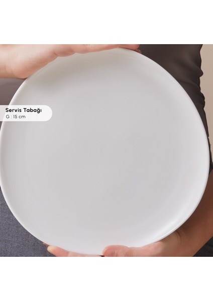 Stream Bone Middle 34 Parça 6 Kişilik Kahvaltı Takımı Beyaz indirimleri