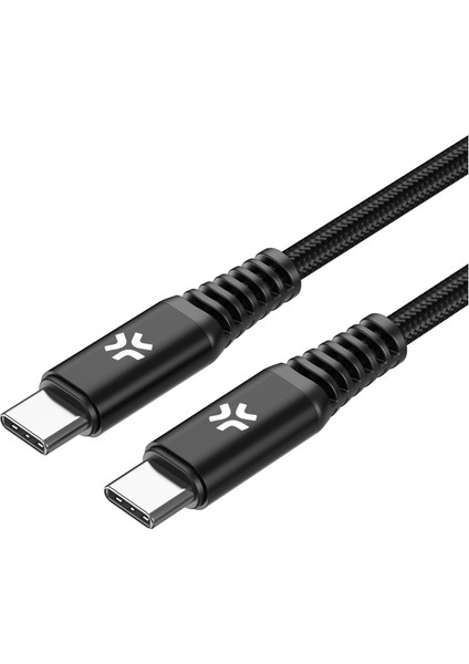 Usb-C To Usb-C Pd 2m Kablo 100W Siyah