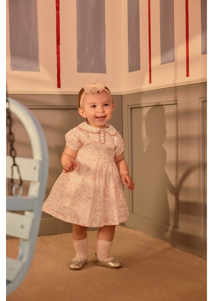 Kız Bebek Elbisesi - Toile De Jouy / Pembe fiyatları