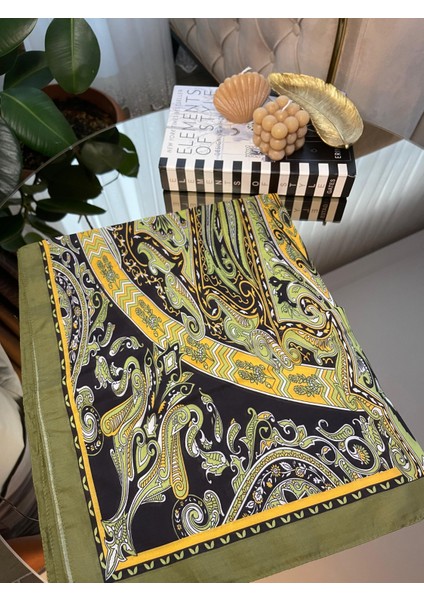 Etnik Desen Twil Örgü Soft Kumaş Şal modelleri
