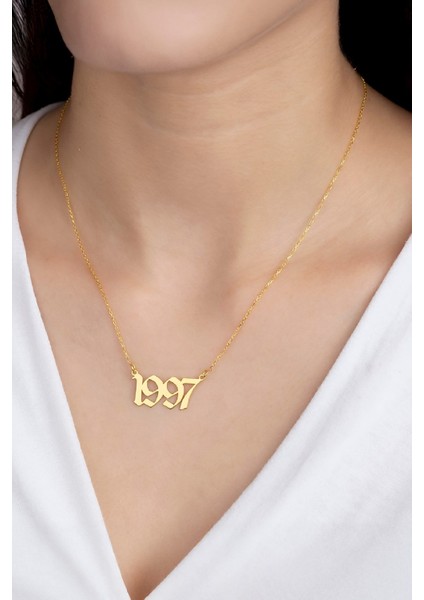 Altın Kaplama Gümüş Bayan Yıl Kolye modelleri