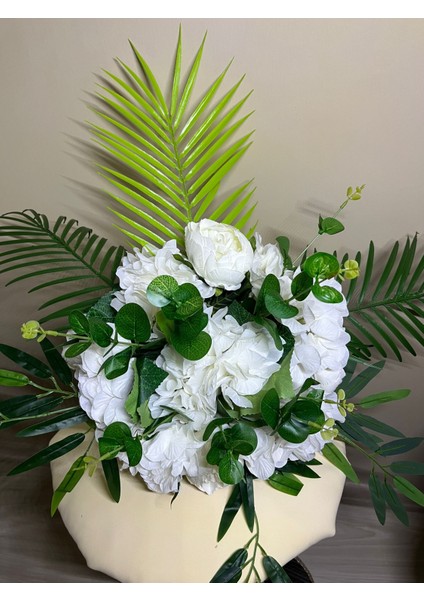 Dolu Beyaz Gelin Arabası Çiçeği