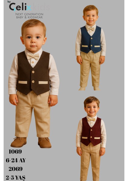 Erkek Çocuk Milano Yelekli Takım Elbise fiyatları