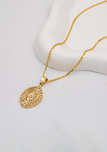 Markiz Yaşam Çiçeği 14 Ayar Altın Kolye modelleri