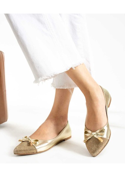 Fiyonklu Kauçuk Taban Babet 331-1453 Kadın Babet modelleri