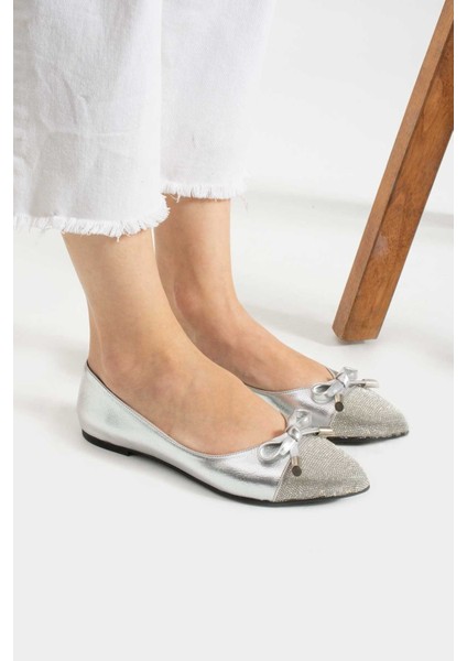 Fiyonklu Kauçuk Taban Babet 331-1453 Kadın Babet modelleri