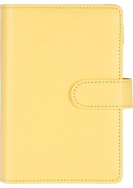 Mıknatıslı Ajanda Günlük Not Defteri Notebook Sarı Ithal Ürün