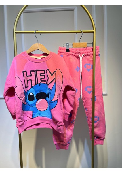 Kız Çocuk Animal Desenli Alt-Üst Takım 4