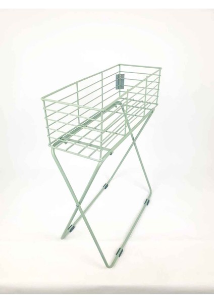 Tekli Metal Ayaklı Sepet Çiçek Saksılığı fiyatları