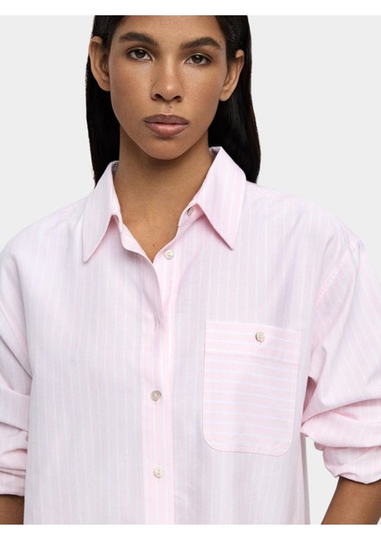 Pamuklu Çizgili Gömlek fiyatları