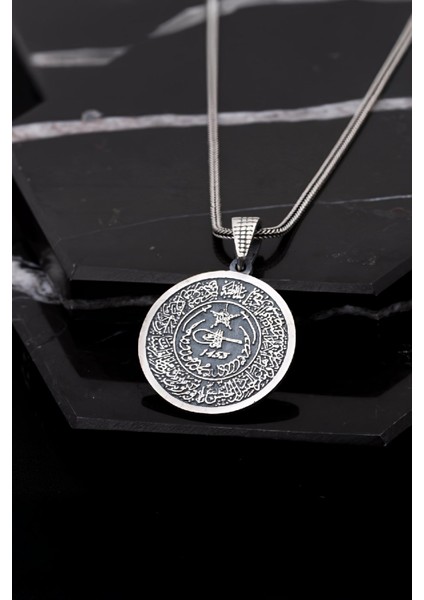 Gümüş Fetih 1453 Erkek Kolye