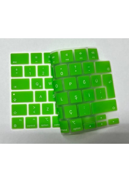 Macbook Pro 14.2 Inç 2025 A3185 A3401 M4 Işlemcili Uyumlu Türkçe Q Silikon Klavye Koruyucu fiyatları