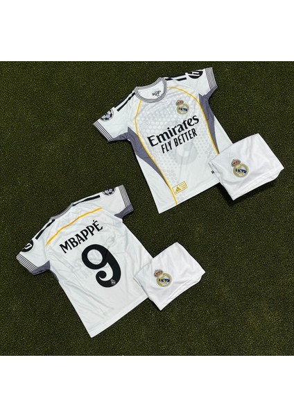 Real Madri’d Mbappe Al Üst Takım 2025/26 Sezon Futbol Çocuk Forması 2’li Set fırsatları