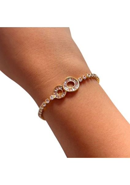 Halka Figürlü Su Yolu Şık Klipsli Çelik Bileklik fiyatları