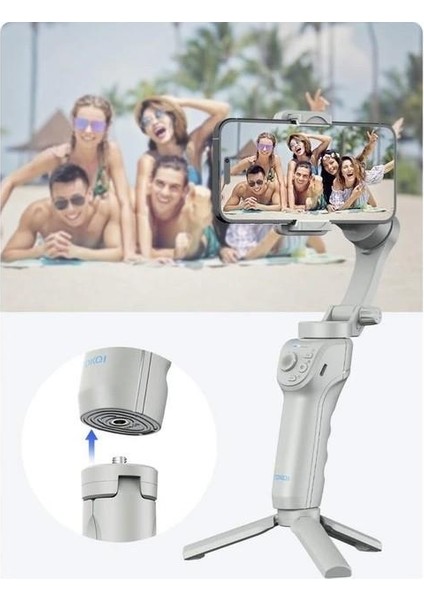 M01 Gri Çok Amaçlı Gimbal Özellikli Tripod Selfie Çubuğu modelleri