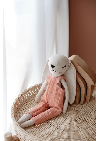 Erkek Tavşan Uyku Arkadaşı | Line Series - Coral