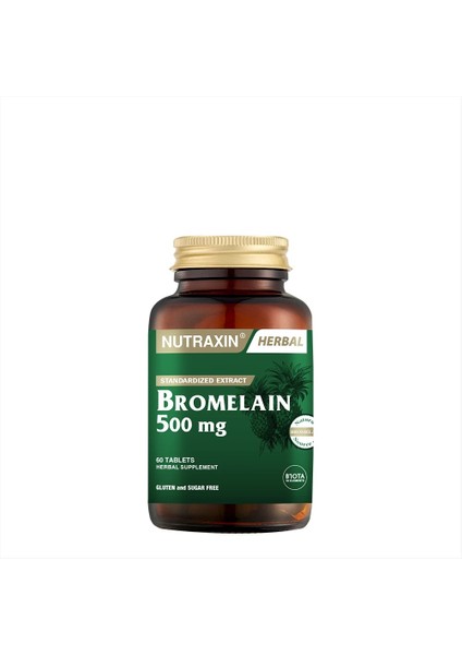 Bromelain 500 mg 60 Tablet 10 Adet indirimleri