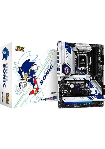 Z790 Phantom Gaming Sonic Rgb Atx Anakart Intel LGA1700, Dd5, 5x M.2 Ssd, 8k 60Hz, USB Type-C modelleri