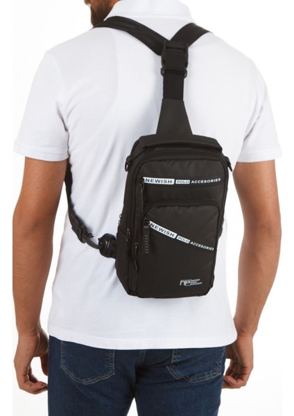 Erkek Çapraz Göğüs Çantası Sırt Çantası Bodybag Çapraz Omuz Çantası Crossbody Bag