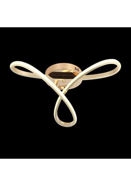 Gana 3 Lu Altın Ledlı Plafonyer 3000K 32W