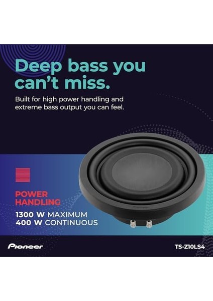 TS-Z10LS4 1300 Watt 25CM Subwoofer fiyatları