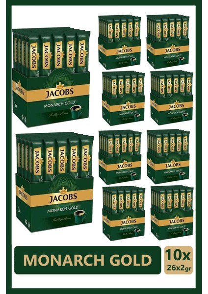 Monarch Gold (26 Adet Stick 2 Gr) x 10 Paket