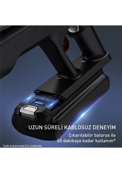 TY9A7 X-Force Flex 13.60 Animal Kablosuz Şarjlı Dikey Elektrikli Süpürge