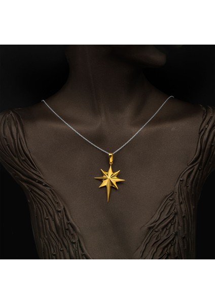 Kuzey Yıldızı 22 Ayar Altın Kolye Ucu fiyatları