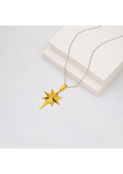 Kuzey Yıldızı 22 Ayar Altın Kolye Ucu modelleri