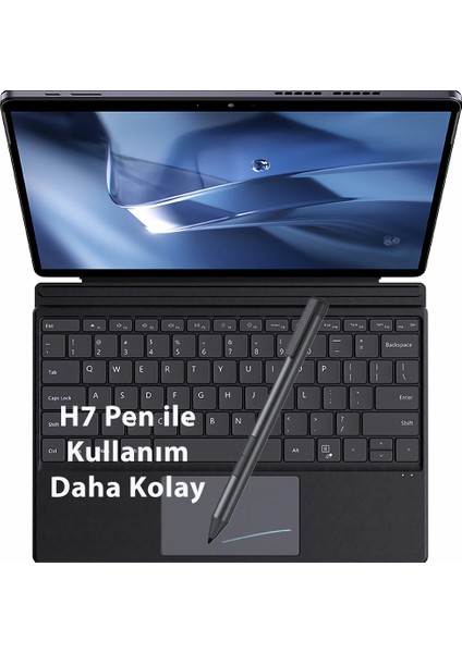 HI10 Max Intel N150 Cpu 12GB Ram 500GB SSD WIN11PRO 2 In1 13'' Tablet Pc+Klavye+Kalem