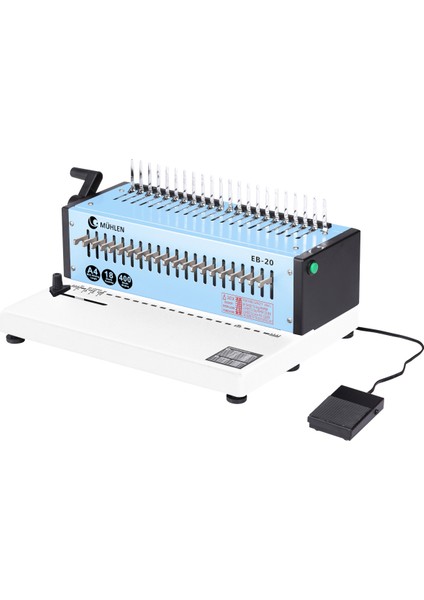 EB 20 Elektronik Plastik Spiral Ciltleme Makinesi modelleri