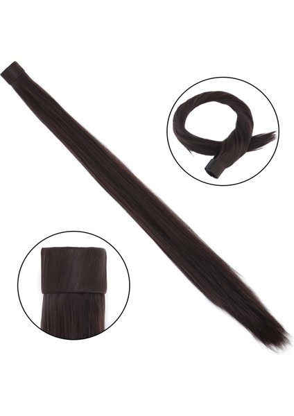 Fiber Sentetik Sihirli At Kuyruğu - Koyu Kumral