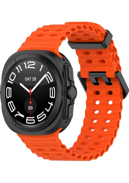Samsung Galaxy Watch Ultra 47MM / Ultra 2025 Için Silikon Kayış (Yurt Dışından)
