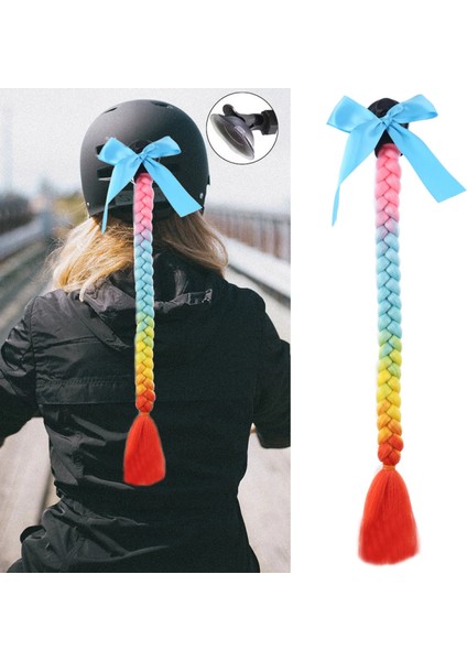 Motosiklet Kaskı Örgülü At Kuyruğu - ACM16