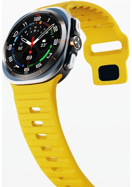 Samsung Galaxy Watch Ultra 47MM / Ultra 2025 Için Tokalı Silikon Kayış (Yurt Dışından) fırsatları