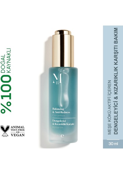 Hassas Ciltler Için Dengeleyici Konsantre 30 ml