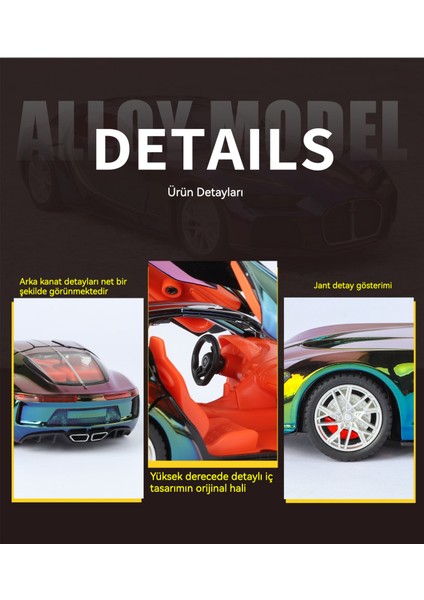 C2477 Kutulu Atlantik Kaplama Yarış 1/24 Çocuk Ses ve Işık Alaşımlı Araba Modeli (Yurt Dışından) fiyatları