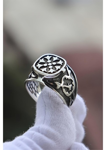 Miroğlu Kapaklı 925 Ayar Gümüş Yüzük modelleri