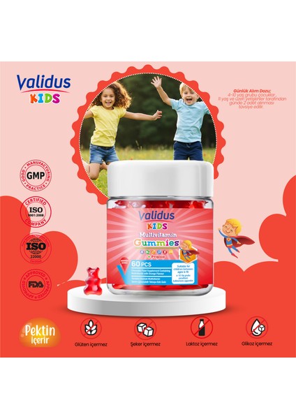 Kids Gummies Set - Multivitamin - Citicoline - Safari - Demir - Omega 3 fırsatları