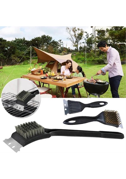 Mangal Bbq Izgara Temizlik Fırçası Paslanmaz Çelik Temizlik Fırçası indirimleri